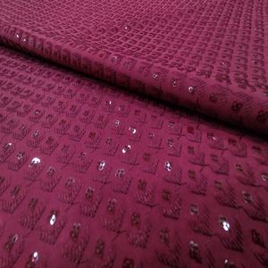 Tela de Seda Cruda de Poliéster Marrón Sólido de Primera Calidad, Suave, Transpirable, de Secado Rápido, Ligera, Multiusos, para Acolchado y Costura - Product Image 3