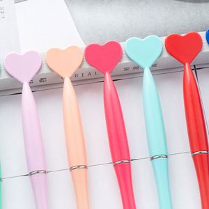 Stylos à bille DIY en gros - Encre noire, en plastique, en forme de cœur, pour cadeaux promotionnels - Product Image 4