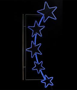 Luces LED Decorativas para Exteriores, Impermeables, para Festivales y Celebraciones, Luces LED 2D con Motivos, para Decoración de Postes - Product Image 1