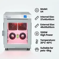 Série d'armoires de séchage intelligentes pour animaux de compagnie UKDA Professional U2 U4+ K5 - 1100W-1650W Sécheuse haute puissance pour chiens et chats pour salon de toilettage