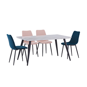 2019 Échantillon gratuit Ensemble de Salle À Manger Moderne Nouveau Style En Gros Classique Table À Manger Moderne 4/6/8 charis - Product Image 6