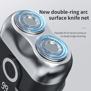 Mini Afeitadora Eléctrica Portátil para Hombre, Carga Rápida, Uso en Casa y Auto, Afeitadora Compacta con Doble Cuchilla, Resistente al Agua, para Cara y Barba - Product Image 4