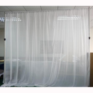 Kit de cortinas telescópicas de doble varilla para eventos y fiestas - Product Image 4