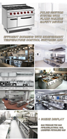 Ensemble complet d'équipements de cuisine automatiques CE pour cantines scolaires, restaurants asiatiques et japonais, hôtels 5 étoiles, en acier inoxydable, d'occasion, Dubaï