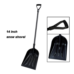Barn Farm - Pelle à neige noire de haute qualité avec manche en bois, 120 cm de longueur totale - Product Image 2