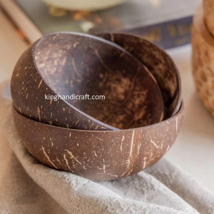 Sustainable Handmade <b>Coconut</b> <b>Shell</b> Bowl Natural Eco Friendly Reusable <b>Coconut</b> Bowl for Smoothie Acai Salad Dessert - Product Image 1