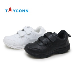 Scarpe da Ginnastica Personalizzate per <span class=keywords><strong>Bambini</strong></span>, Comode Scarpe Sportive Casual per il Ritorno a Scuola, Bianche e Nere - Product Image 1