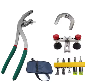 Kit d'outils de <span class=keywords><strong>réparation</strong></span> de bosses de voiture : Pince à cornet, extracteur à réglage de la profondeur, support double face pour la <span class=keywords><strong>réparation</strong></span> des bords de portières et de la peinture - Product Image 1