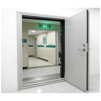 Porte coupe-feu haute performance pour bâtiment commercial, laboratoire, résidentiel, en acier blindé