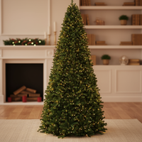Sapin de Noël géant d'extérieur personnalisé de haute qualité, écologique, de 3m à 30m, avec base de support, pour centre commercial, hôtel