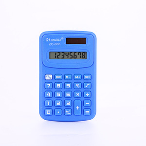 Calculadora Mini Karuida KC-888 Azul, Material ABS, Funciona con Pilas, Para Estudiantes y Uso en Oficina - Product Image 3