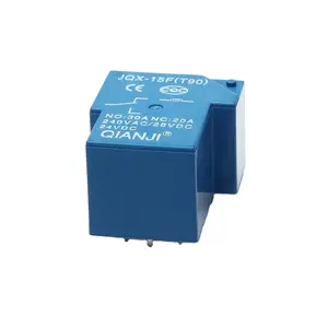 QIANJI 40a 6 pin t90 pcb relay electromagnetic mini pcb customized relay