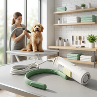 Sèche-cheveux pour chien mains libres, faible bruit, pour toilettage des animaux de compagnie, séchage rapide, portable, pour chiens et chats de petite et moyenne taille, vente en gros du fabricant