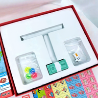 Jeu de société éducatif imprimé haute définition, avec carte complète, kit de jeu de table pour divertissement familial et de groupe