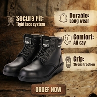 Chaussures de sécurité anti-écrasement Vaultex, nouvelle arrivée, chaussures de travail, bottes de sécurité industrielles, chaussures de sécurité avec embout en acier pour l'exploitation minière
