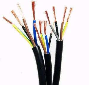Popular RVV High Flexible Copper Shielded Cable 3cores *2.5 Mm2 Control Cable Resistant Fire Without Shielded