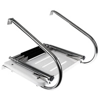 Échelles pliantes de yacht de bateau d'acier inoxydable de la catégorie marine 316 de fabricant supérieur pour la piscine