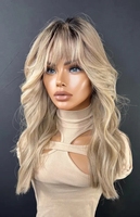 Perruques en dentelle blonde claire non traitées, cheveux humains, ligne de cheveux naturelle, cheveux vierges indiens bruts, vague lâche, perruques en dentelle frontale 13x4 en cheveux humains