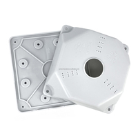 Caja de plástico ABS impermeable para conexiones, caja de conexiones de cables para exteriores, soporte de montaje en techo para cámara CCTV