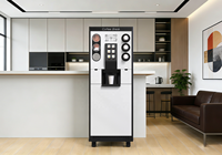 Distributeur automatique de café commercial avec écran LED tactile, surveillance à distance et gestion basée sur le cloud