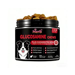 Suplemento de Glucosamina y Condroitina para Perros - Masticables Blandos Sin Granos de Rápida Absorción para Aliviar el Dolor de Cadera y Articulaciones - Product Image 1