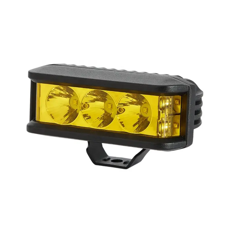 Ucuz fiyat süper parlak 12V 24V 4 "45W çift yan Shooter beyaz sarı yarı kamyon Led sis lambası