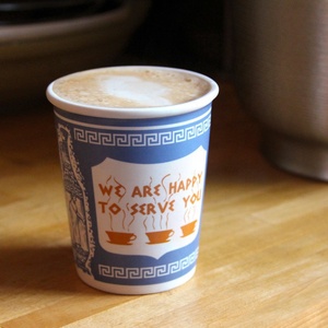 Taza de cerámica Tazas de café "Estamos felices de servirle" para el hogar Oficina Comedor Hotel <span class=keywords><strong>Restaurante</strong></span> - Product Image 4