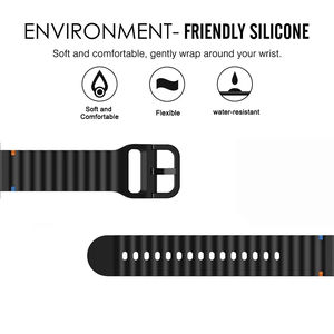 สายซิลิโคนสำหรับ <span class=keywords><strong>Fossil</strong></span> <span class=keywords><strong>Gen</strong></span> <span class=keywords><strong>6</strong></span> 44mm Gen6 <span class=keywords><strong>Gen</strong></span> 5 E/Gen5 LTE 45mm สายนาฬิกาสำรองระบายอากาศได้20mm 22mm - Product Image 3