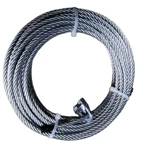 High Strength Elevator Lifting Steel Cable Wire Rope 8*19W+Fc