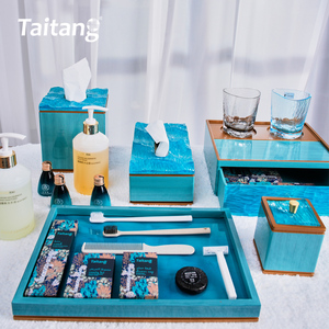 Proveedor de Cajas de Almacenamiento para Productos de Hostelería en Hoteles de Guangzhou, Juego de Accesorios de Resina Temáticos para Habitaciones de <span class=keywords><strong>Hotel</strong></span> Costero - Product Image 2