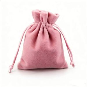 Bolsa de terciopelo personalizada al por mayor con cordón, de lujo, para joyería, con impresión, bolsa de regalo de terciopelo personalizada para joyería - Product Image 5