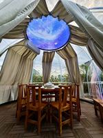 Tentes à bulles en polystyrène PC au design moderne pour restaurants, hôtels et villas en plein air - pour dîner sous la dôme