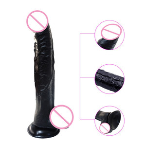 Wholesale Harness Strap-On Long Huge Rubber <strong>Penis</strong> Dildo with Belt Sex Toys - Product Image 3