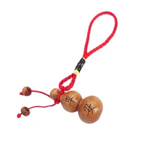 Colgante de espada de madera de durazno, elegante y exquisito, de 5 cm, estilo chino, adorno para llavero infantil - Product Image 5