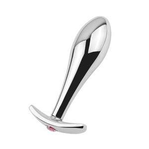 Plug Anale in Metallo con Cristallo Diamantato, Misure S/M/L, Giocattolo Sessuale per Uomo e Donna, Plug Anale Stimolante - Product Image 5