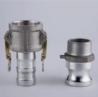 Adaptateur réducteur de raccords de tuyauterie à came et rainure en aluminium, 3 pouces, à raccord rapide Camlock, types A, B, C, D, filetage NPT BSP, direct usine