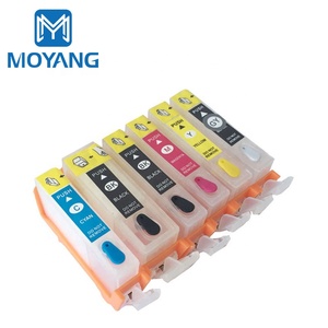 MoYang可再填充墨盒兼容佳能BCI-320 BCI-321 PIXMA MP630 MP640 <span class=keywords><strong>MP980</strong></span> MP990打印机可再填充墨盒，带ARC芯片 - Product Image 1