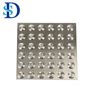 Indicateurs de surface au sol tactiles en acier inoxydable Tapis indicateur <span class=keywords><strong>tactile</strong></span> pour pavés Ss Tapis indicateur <span class=keywords><strong>tactile</strong></span> - Product Image 5