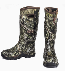 Bottes de chasse respirantes en néoprène et caoutchouc naturel DF SQ pour hommes, pour la randonnée en plein air en hiver et en automne, la pêche, bottes en caoutchouc - Product Image 5