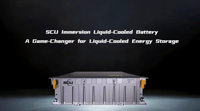 Armoire de stockage d'énergie au lithium-ion à refroidissement liquide par immersion SCU BRES-260-125 260 kWh 125 kW BESS Hybride Réseau Commercial Industriel IP54