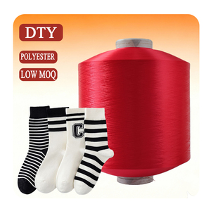 RISEFIBER 100% Polyester boyalı desen çorap örgü makinesi Knitting/150D iplik sayısı yüksek mukavemetli çevre dostu anti-bakteri iplik - Product Image 2