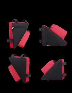 Waterproof Bike <b>Frame</b> Triangle Bag with Bottle Holder Durable Cycling Storage Pouch for Mountain Road <b>Bicycle</b> Riders - Product Image 3