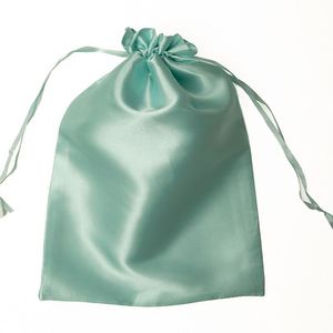 Bolsas de satén personalizadas con cordón para almacenamiento de pelucas, ropa interior y lencería, con protección contra el polvo - Product Image 2