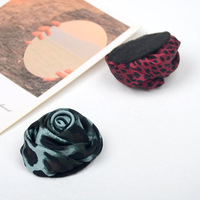 Aksesoris Rambut/Bros Bunga 3D Motif Leopard Plastik Buatan Tangan Retro, Sporty, Cocok untuk Semua Musim, Diameter 5cm, Hiasan Pakaian