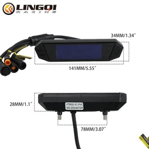 Tachimetro Contachilometri LCD LINGQI RACING per Moto Elettriche Light Bee VTB - Product Image 2