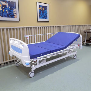 Duurzaam 3-functie Handmatig Ziekenhuisbed Voor Thuis-En Verpleeghuisgebruik Opvouwbare Rugleuning En Beenaanpassing - Product Image 1