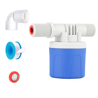 Vanne à flotteur de contrôle de niveau d'eau entièrement automatique Alahot Easy Install 1/2 pouce pour réservoir d'eau, tour, piscine