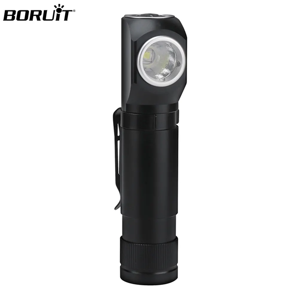 BORUiT Multi purpose Camping Hunting Waterproof LED Flashlight linterna USB Rechargeable magnet Working Torches latarka