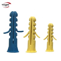 Bouchons muraux en plastique à vis, 10 pièces, tube d'extension usine de Type poisson, raccord mural ancre en plastique gris à vis, 6*30mm