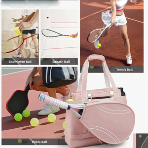 <span class=keywords><strong>Sac</strong></span> de sport personnalisé BSCI, <span class=keywords><strong>sac</strong></span> de <span class=keywords><strong>badminton</strong></span> et de tennis portable, poignée souple, fermeture éclair, compartiment pour chaussures, <span class=keywords><strong>sac</strong></span> de tennis - Product Image 3